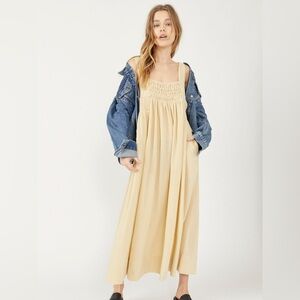 Free People Pampas Delphine Midi Dress - NWT - XS